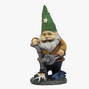 3D garden gnome