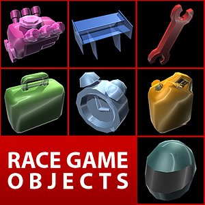 3ds max racing objects