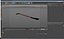 3D model old metal crowbar bar