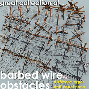 barbed wire obstacles