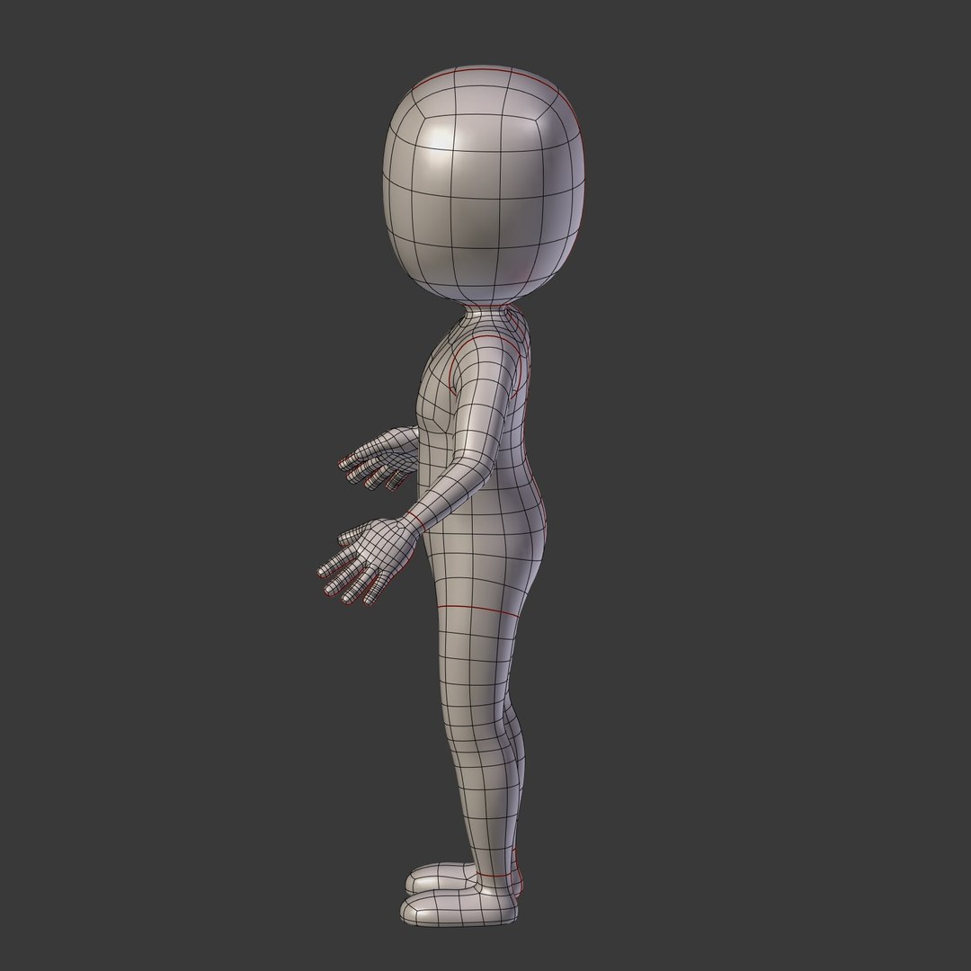Cartoon Character Model - TurboSquid 2162453