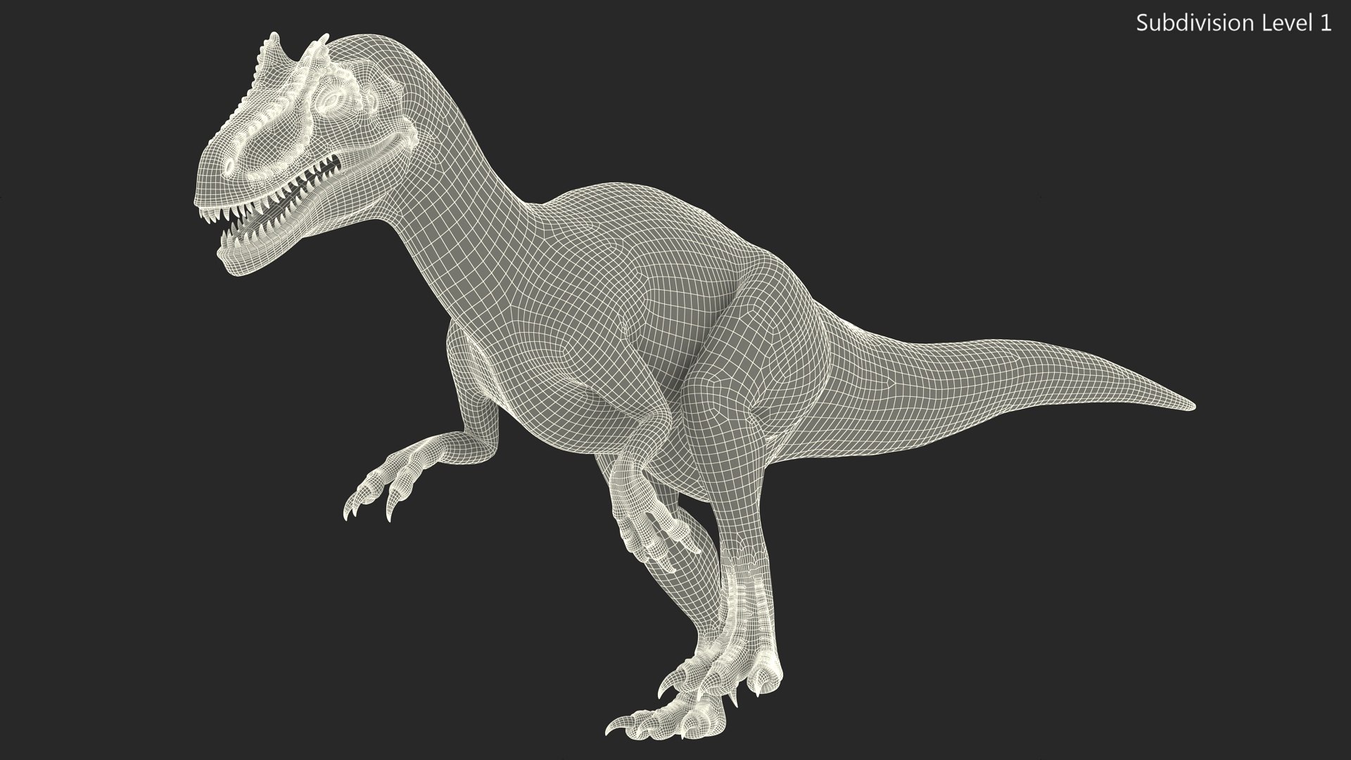 Allosaurus Running 3D model - TurboSquid 2161045