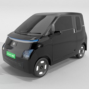 MG Comet Electric Car Black 3D model