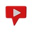 Social Media Play Video Button