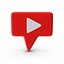 Social Media Play Video Button