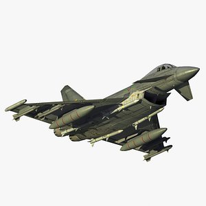 typhoon fgr4 fighter raf 3d 3ds