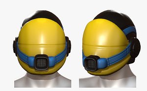 gas mask 3D model