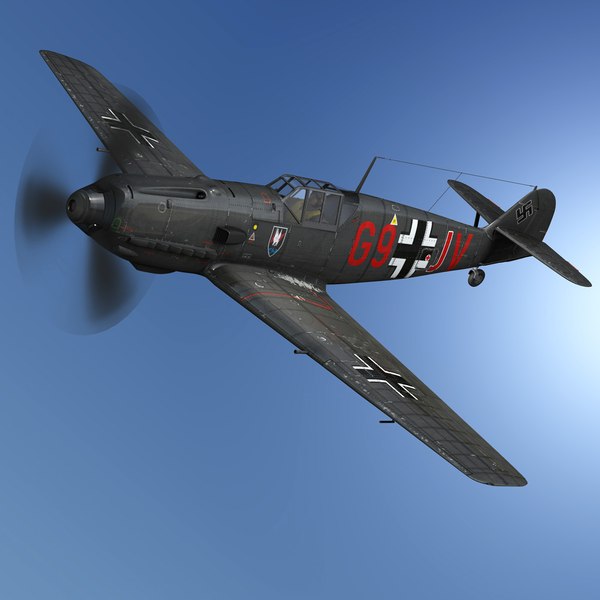 メッサーシュミット - BF-109 E - G9-JV - ナイトファイター3D メッサーシュミット - BF-109 E - G9-JV - ナイトファイター3D