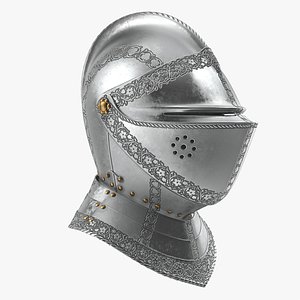 Medieval Armet Helmet