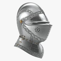 Medieval Armet Helmet