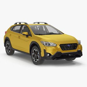 2020 Subaru XV SUV Simple Interior Yellow