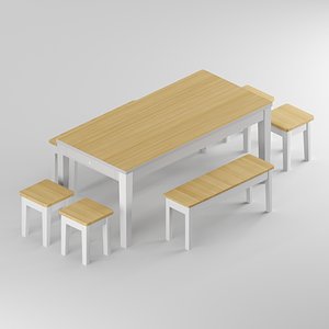 3D table loft alvina stool