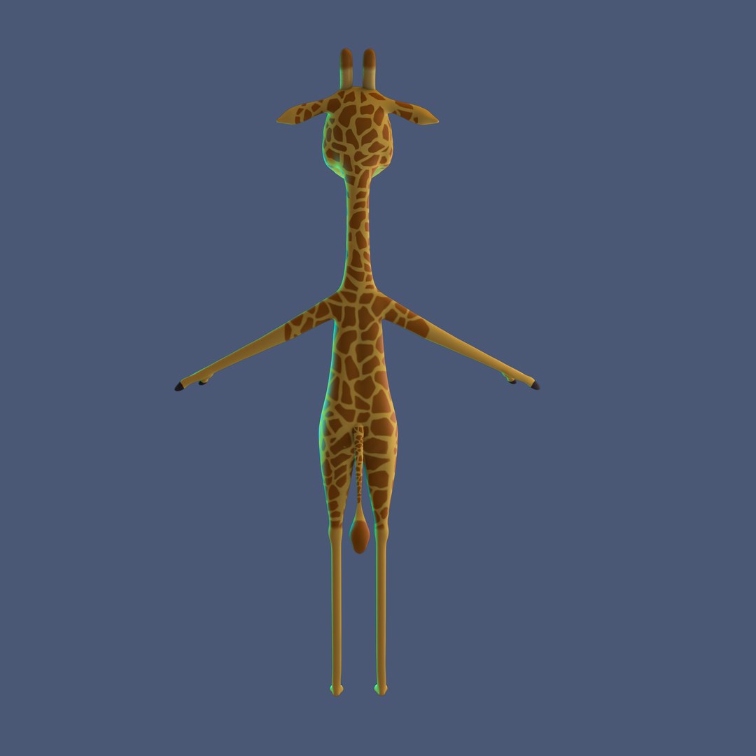 3D Stylized Giraffe Rigged - TurboSquid 2012005