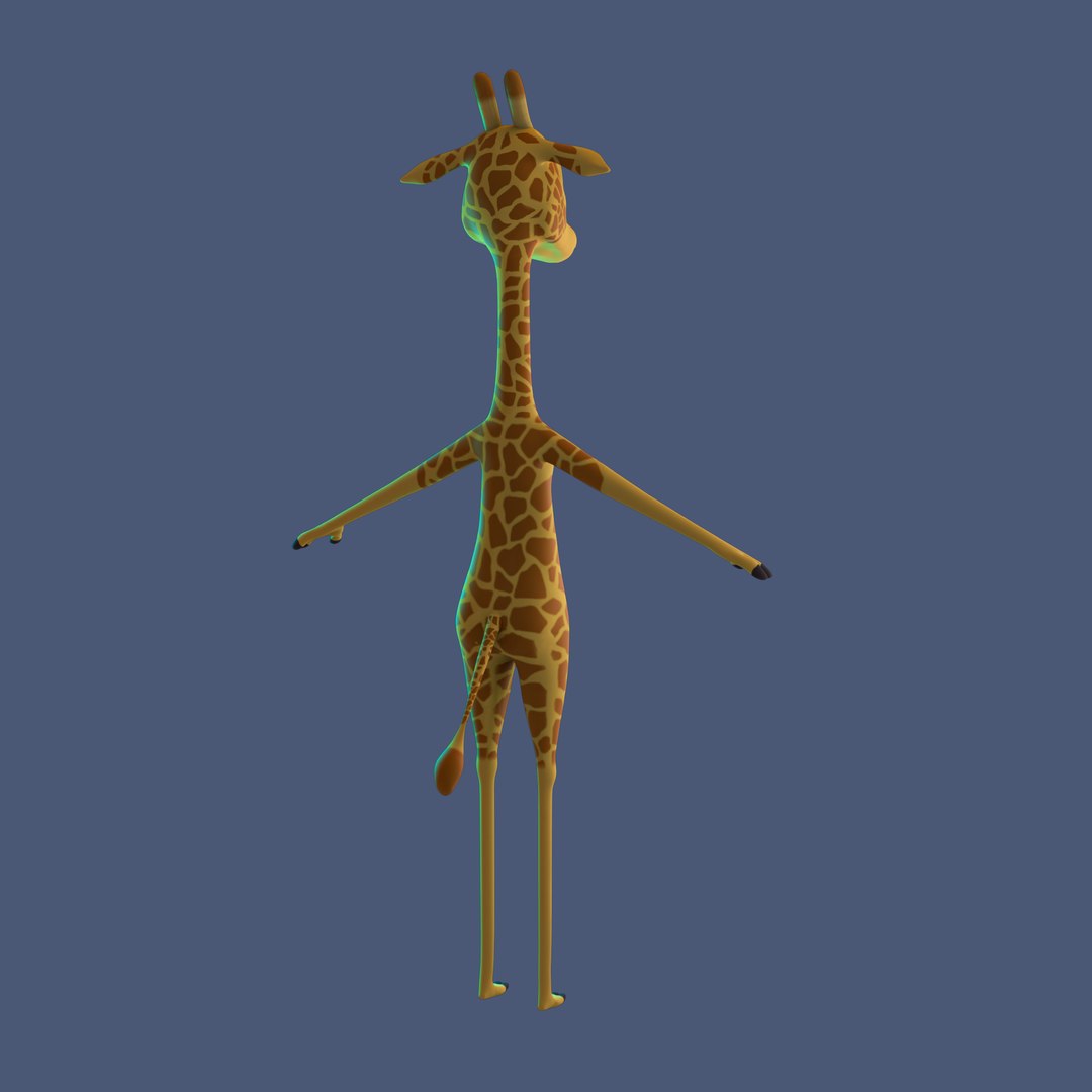 3D Stylized Giraffe Rigged - TurboSquid 2012005