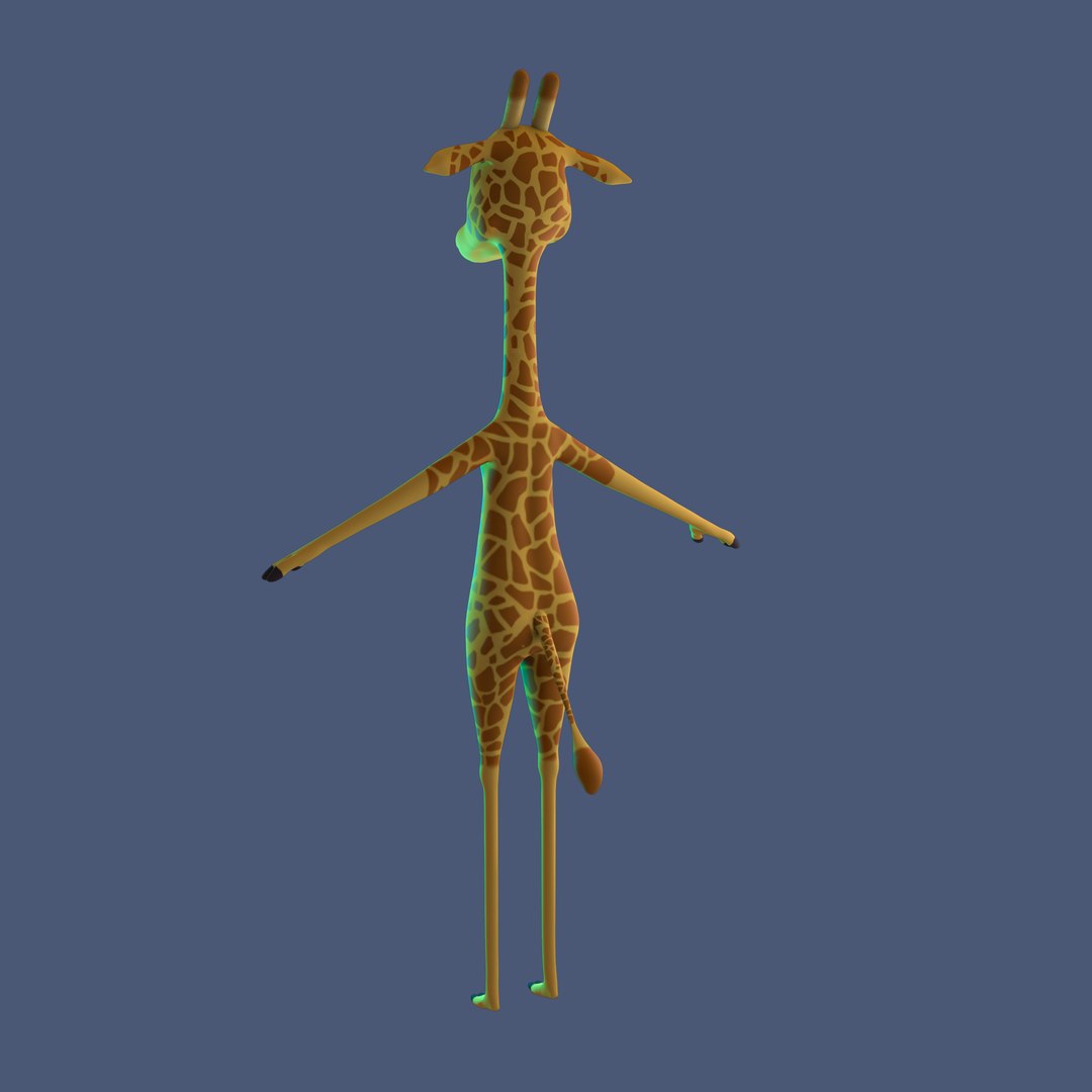 3D Stylized Giraffe Rigged - TurboSquid 2012005