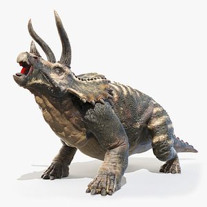 triceratops horns 3D