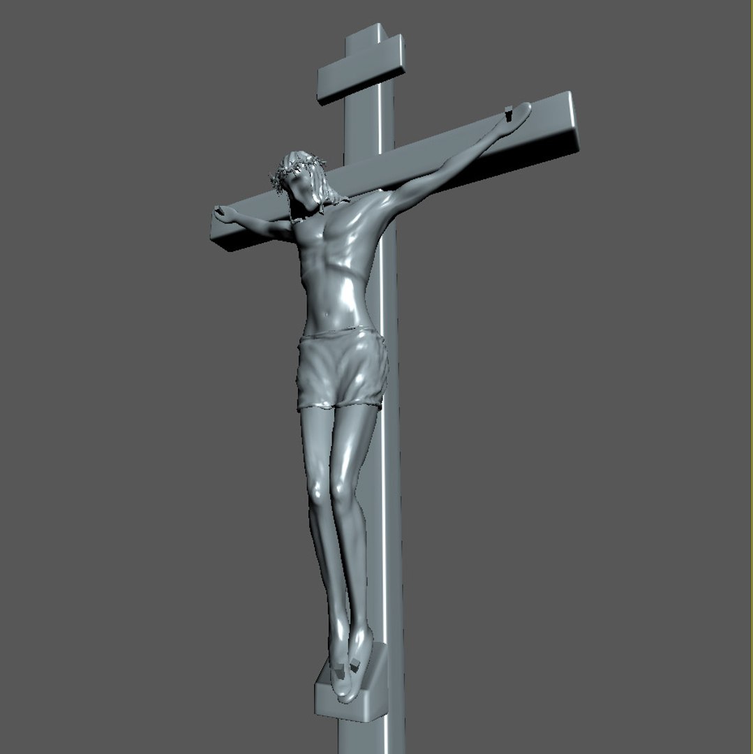 Jesus Statue 3d Model