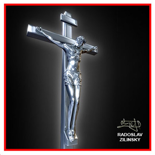 jesus statue 3d model