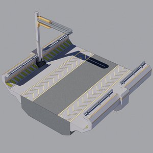 Sci-fi Modular Uncovered Elevated Walkway