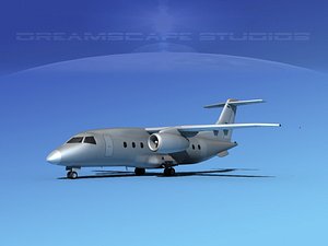 3d obj airlines 328jet jet aircraft