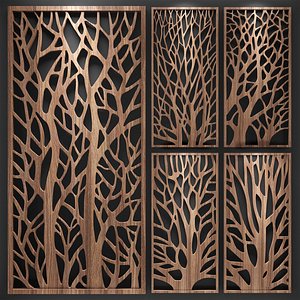 decorative partitions pattern 3D