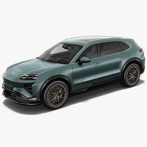 Porsche Cayenne Turbo  Electric 2027 with interior model