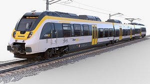 3D Bombardier talent train sweg rigged