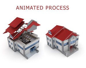 3D house building process