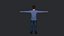 Chris Hemsworth Personaje 3D hiperrealista de cuerpo completo y totalmente equipado