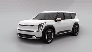 3D KIA EV9 2024 model