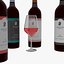Bouteille et verre de vin