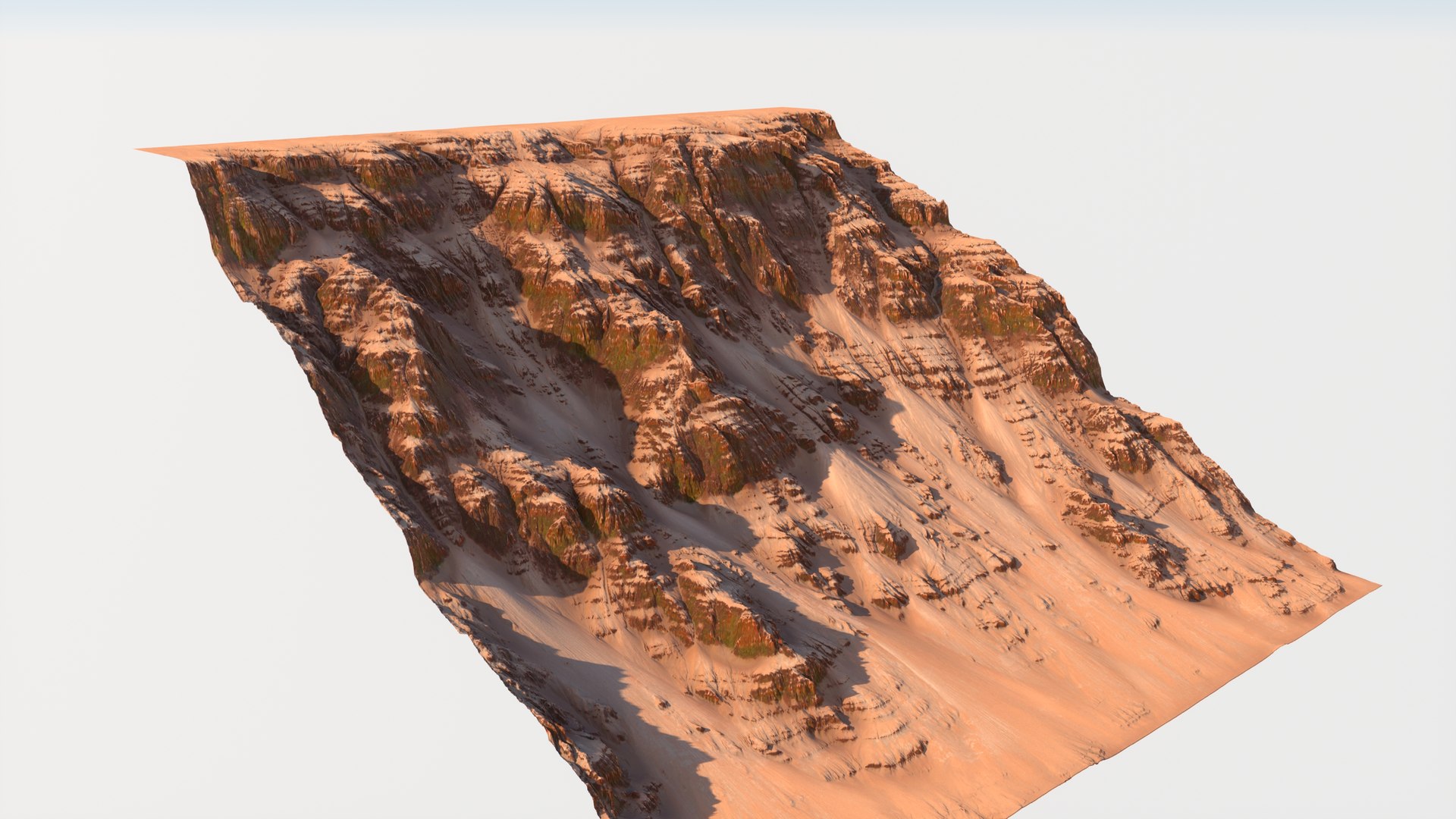 Rugged Slope Model - TurboSquid 2148546
