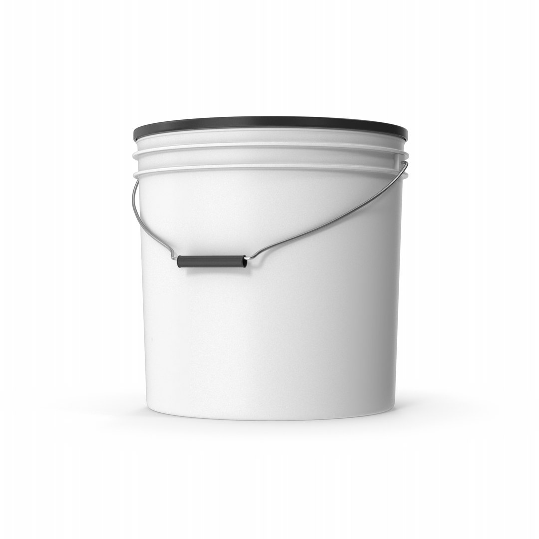 3D Plastic Paint Bucket TurboSquid 1874361