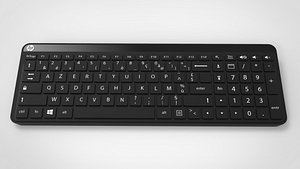 hp k3010 pc keyboard 3D model