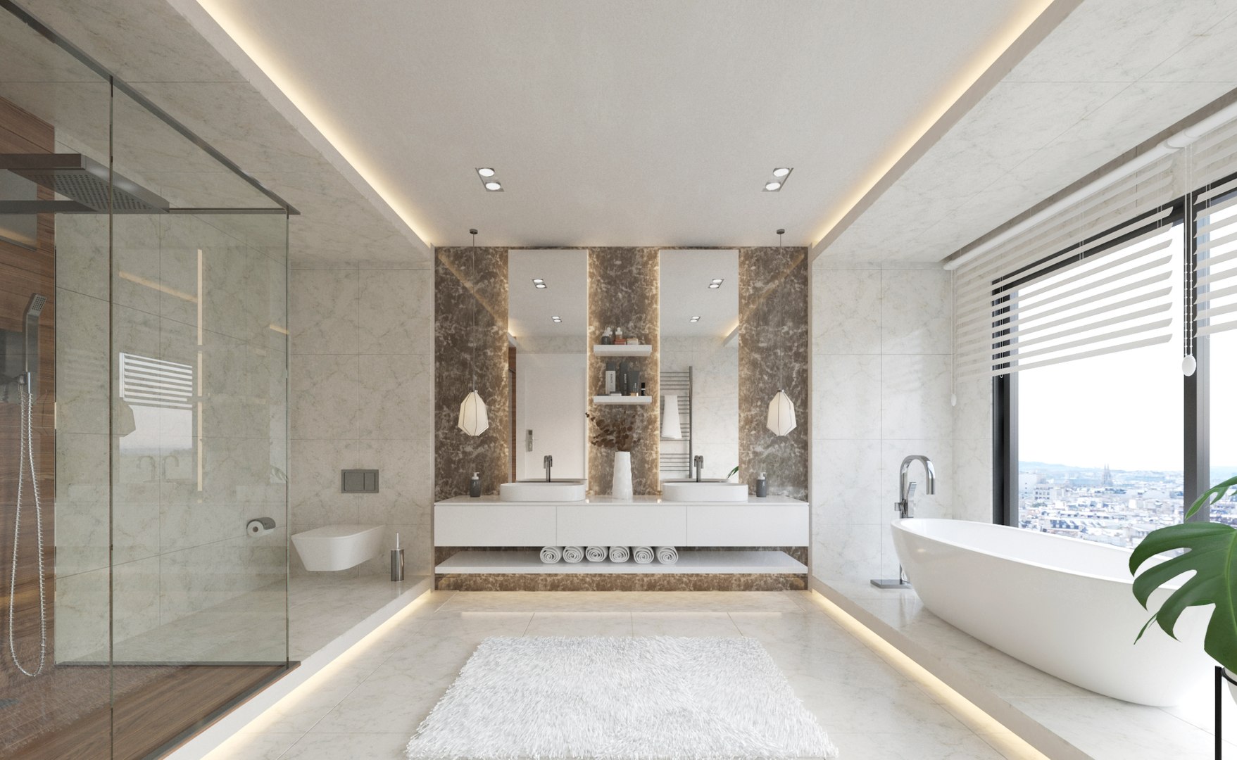 3D Bathroom Interior Bundle Model - TurboSquid 2427511