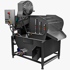 3ds max vegetables washing machine