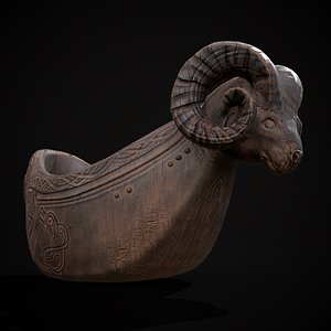 Ram Drinking Vessel 3D model