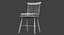 realistic dining chair model