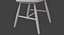 realistic dining chair model