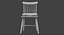 realistic dining chair model