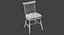 realistic dining chair model