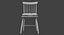 realistic dining chair model