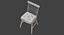 realistic dining chair model