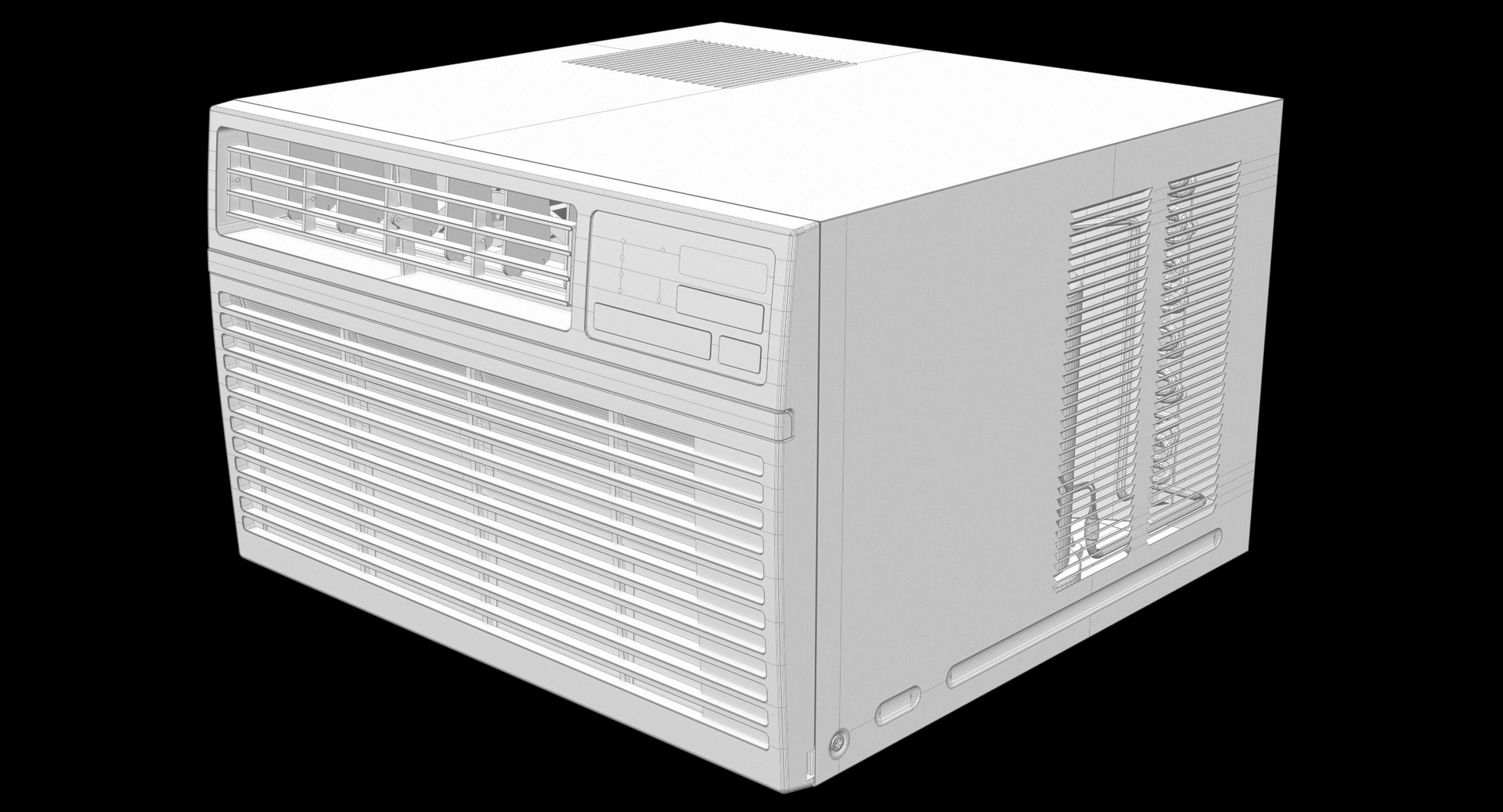 3D Photoreal Window Air Conditioner - TurboSquid 1317696