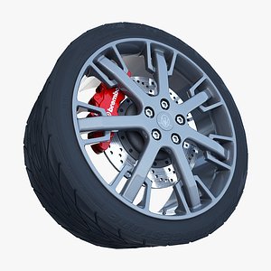 maserati granturismo s wheel tire 3ds