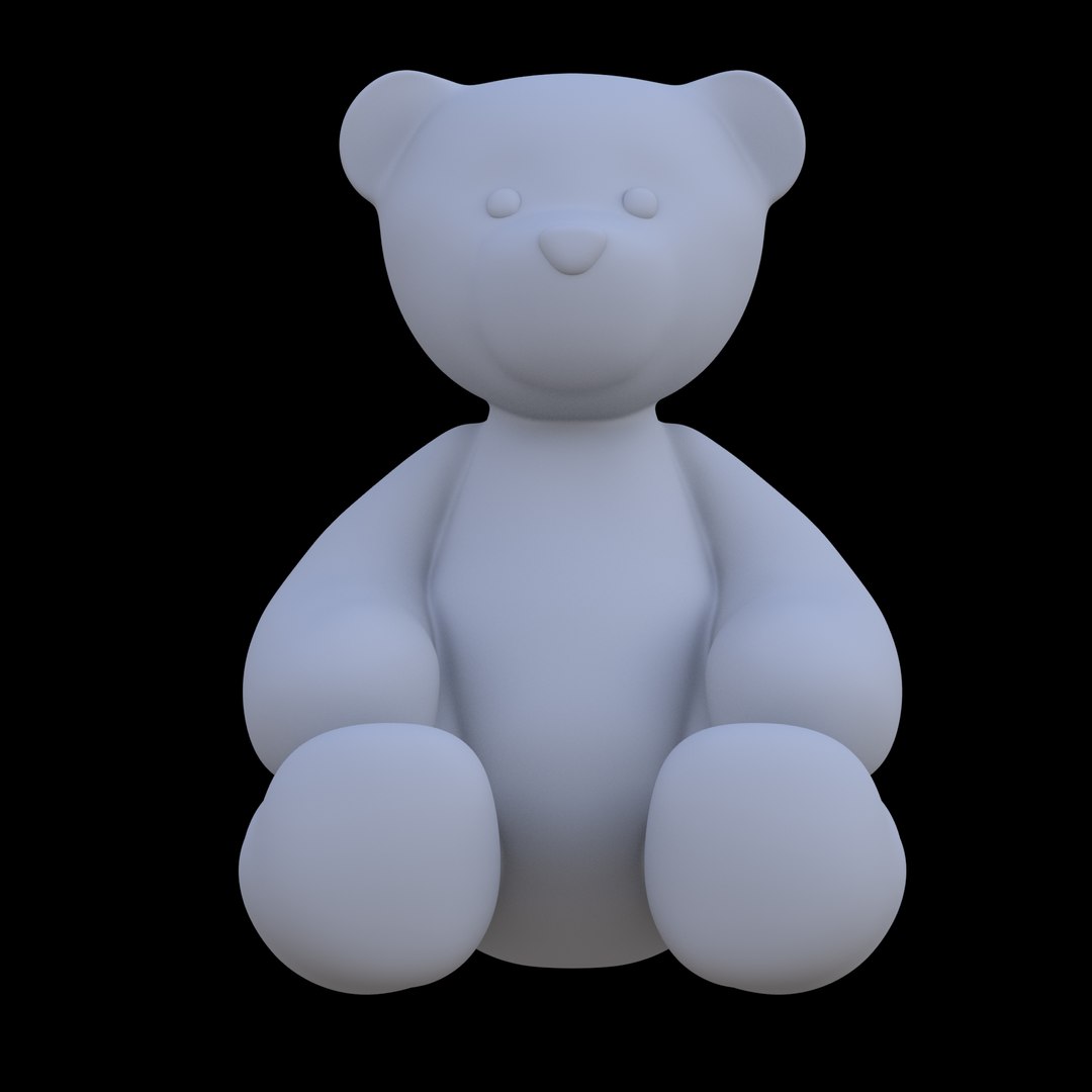 泰迪熊3d模型