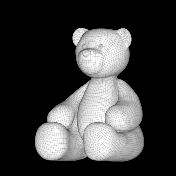 foam teddy bear 3d