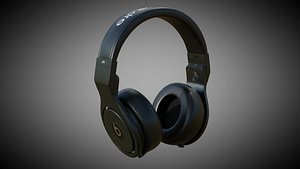 3D model Beats Pro Headphones by Dre