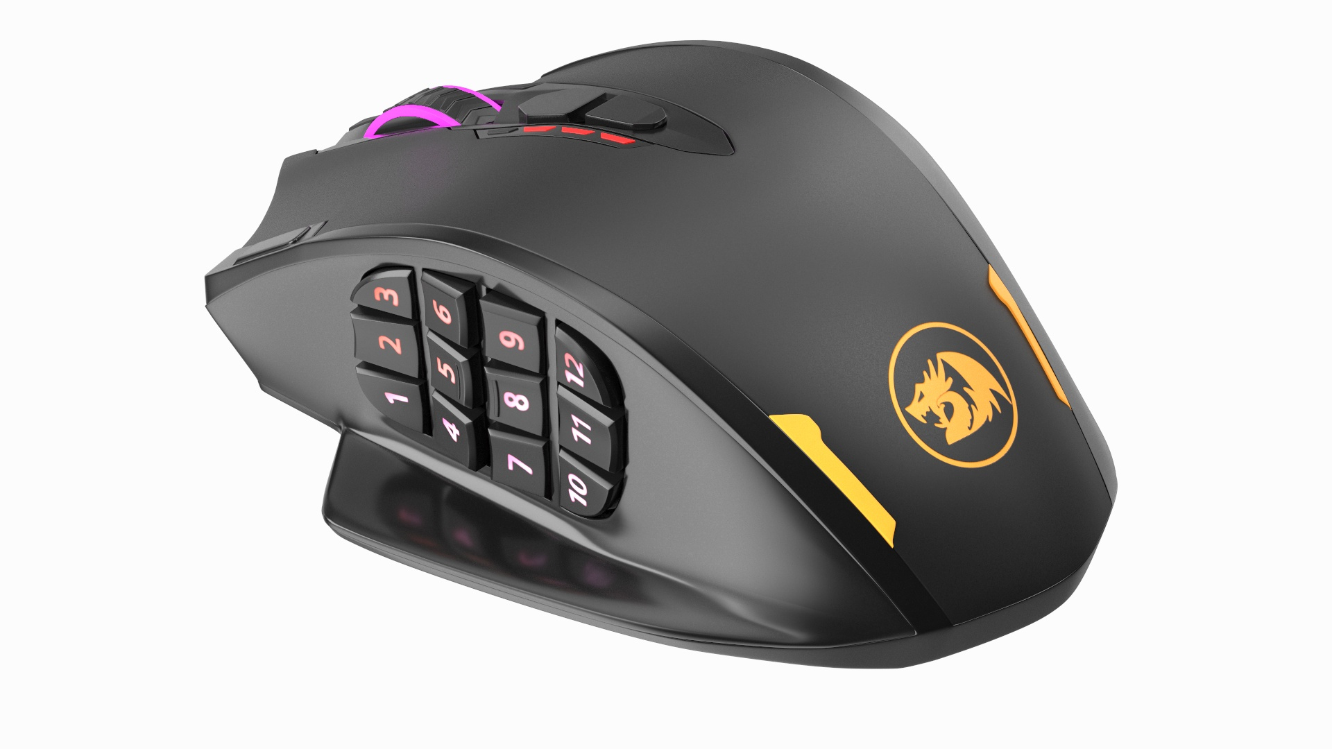 Reddragon IMPACT ELITE Wireless RGB Gaming Mouse 3D Model
