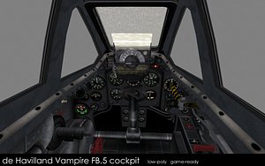 de Havilland Vampire FB.5 cockpit